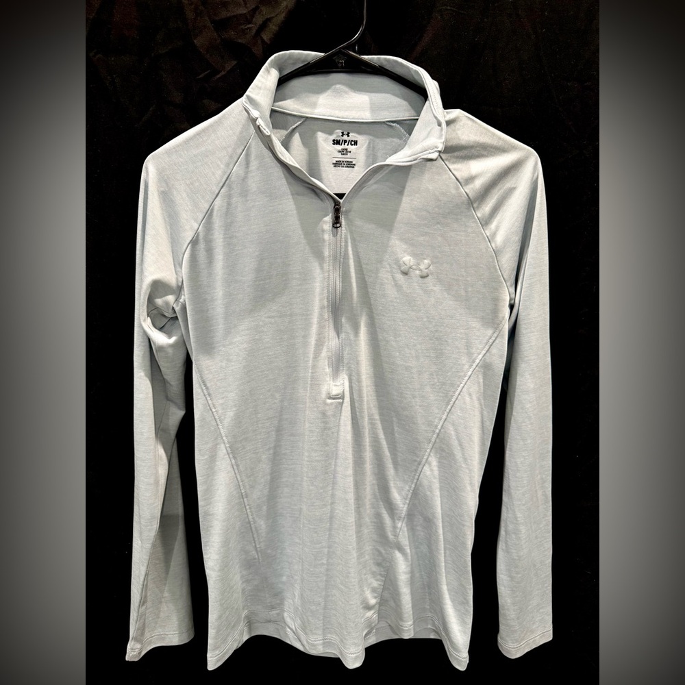 Under Armour Light Gray Zip-Up Jacket